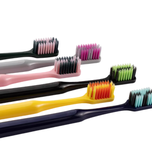 [KNK] Brosse à dents conique KKP-D de haute qualité avec poignée confortable, taille standard pour adulte, poils en nylon doux, manche en plastique, pour un sourire sain - Product Image 1