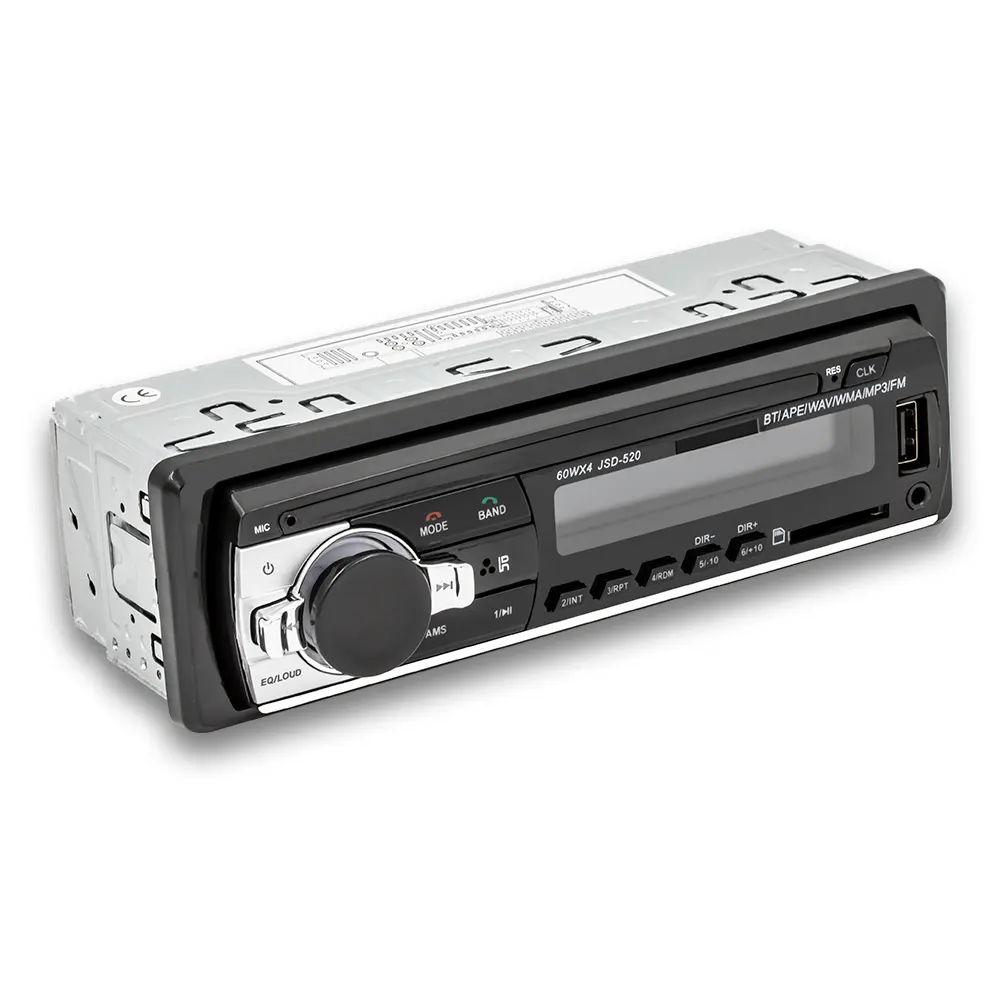 JSD-520รถวิทยุใน Dash 1 Din เทปบันทึก MP3เครื่องเล่น FM เสียงสเตอริโอ Usb/sd AUX อินพุต ISO พอร์ต BT วิทยุอัตโนมัติ