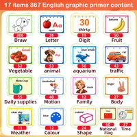 Bantalan tulis Digital anak-anak versi bahasa Inggris papan gambar dapat ditulis ulang untuk belajar menulis fitur suara edukasi