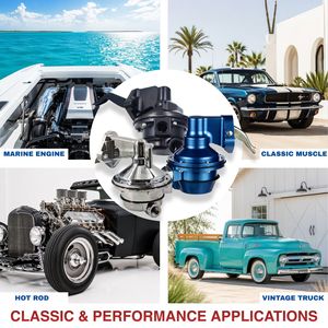 ปั๊มน้ำมันเชื้อเพลิงแบบกลไกสำหรับ Ford Chevy Mopar V8 - SBC BBC SBF BBF - <span class=keywords><strong>Hot</strong></span> Rod Classic Muscle - หมายเลข OE มากกว่า 1000+ รายการ ขายส่งขั้นต่ำ 10 ชิ้น - Product Image 3