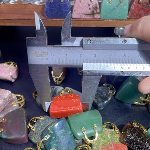 Nouvel Arrivage en Gros : <span class=keywords><strong>Sac</strong></span> à <span class=keywords><strong>Main</strong></span> en Matériaux Mixtes, Artisanat de Guérison Coloré, <span class=keywords><strong>Sac</strong></span> en Cristal pour la Décoration - Product Image 6