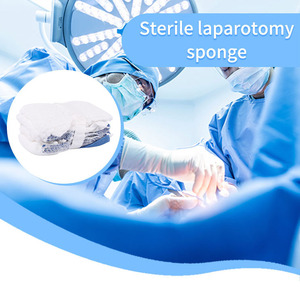 Compresses stériles pour laparotomie, tampons de gaze, compresses abdominales avec rayures radiographiques - Product Image 4