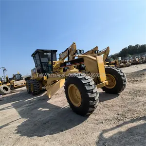 Nueva llegada EE. UU. hizo Caterpillar 140K Motor Grader Road Construction Tractor Caterpillar 140H 140K Wheel Grader con buen neumático