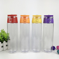Bouteille d'eau pour infuseur de fruits, 700ml, 800ml
