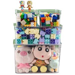 Boîte de rangement transparente pour jouets ménagers pour enfants pour poupées en peluche Legos <span class=keywords><strong>Techniques</strong></span> d'injection durables SF8878 - Product Image 1
