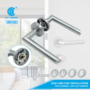 KEYI metallo KEYI vendita calda maniglia della porta per camera interna cromata copertura della maniglia della porta in acciaio inox maniglia della porta - Product Image 4