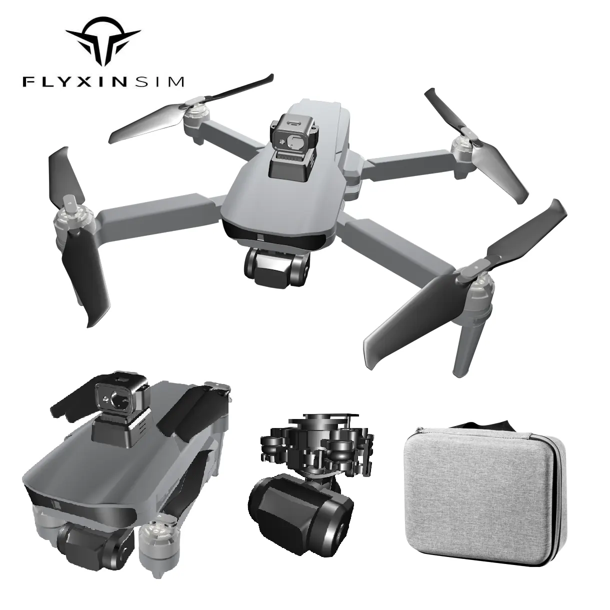 FLYXINSIM KSYOEM Newest Drohne KSY006 MAX 35Mins Obstacles Avoidanc 4K 8K 3 Axis Gimbal EIS Repeater Brushless drones con camara