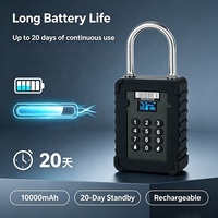 Cadenas intelligent GPS pour logistique, double mode de contrôle avec application, déverrouillage par clavier et mot de passe à distance, suivi en temps réel pour conteneurs de fret