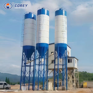 Ligne de production de béton en silo HZS120 à prix d'usine Corey avec moteur et pompe, composants principaux, centrale à béton efficace - Product Image 4