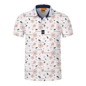 Clothing Embroidered Printed Custom Design Plain Golf Cotton Polyester Digital Printing Men Polo T Shirts Golf