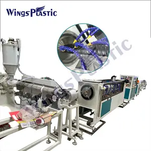 Prestressed wave-shaped pipe Manufacturing Machine Spiral Corrugated Culvert Pipe Prestressed Carbon Black Spiral Pipe Machine