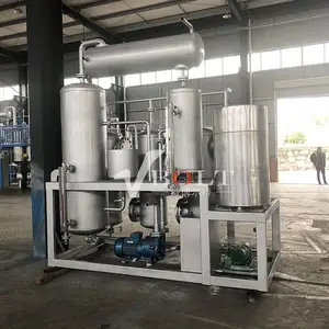 Máquina de purificación y filtrado de aceite hidráulico de aceite lubricante usado de trabajo continuo