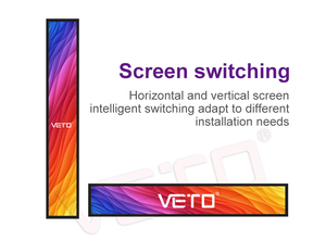 Pantalla LCD VETO Ultra Ancha de 23.1 Pulgadas para Publicidad en Interiores, Pantalla Digital Extensible para Borde de Estante con Sistema Android - Product Image 4