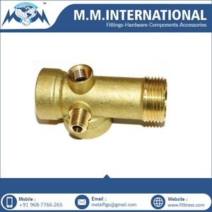 Connecteur à filetage femelle à cinq voies en laiton de qualité supérieure pour raccord de pompe à eau disponible au prix de gros - Product Image 3