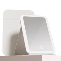 Miroir de courtoisie LED changeant de couleur à trois modes simples avec capteur tactile