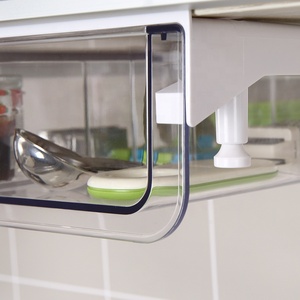 <span class=keywords><strong>Petit</strong></span> organisateur de cuisine pour la maison congélateur garde-manger réfrigérateur transparent alimentaire en plastique <span class=keywords><strong>tiroir</strong></span> de rangement suspendu avec 8 divisions - Product Image 5