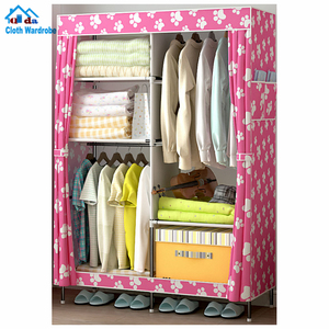 PP di plastica montare di archiviazione portatile pieghevole non <span class=keywords><strong>tessuto</strong></span> <span class=keywords><strong>armadio</strong></span> - Product Image 5