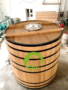 1000L-5000L fûts de vin en chêne en bois personnalisés de haute qualité pour whisky, spiritueux, rhum, <span class=keywords><strong>vodka</strong></span> - Product Image 2