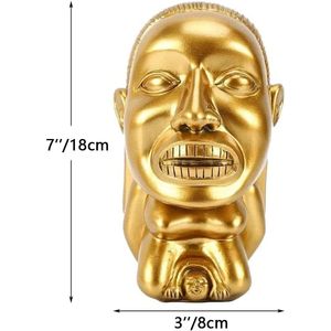 Indiana Jones Golden Fertility Idol Statue Resin Replica Movie Prop Collectible Figurine - Product Image 3