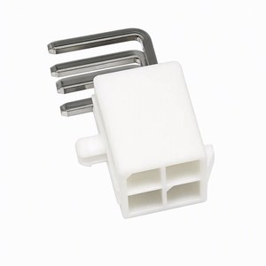 Connettore HOYATO da <span class=keywords><strong>4</strong></span>,2 mm passo, da cavo a scheda, a wafer, ad angolo retto, maschio, <span class=keywords><strong>4</strong></span> circuiti, doppia fila, 600V AC/DC 9.0A, -40~+105°C - Product Image 3