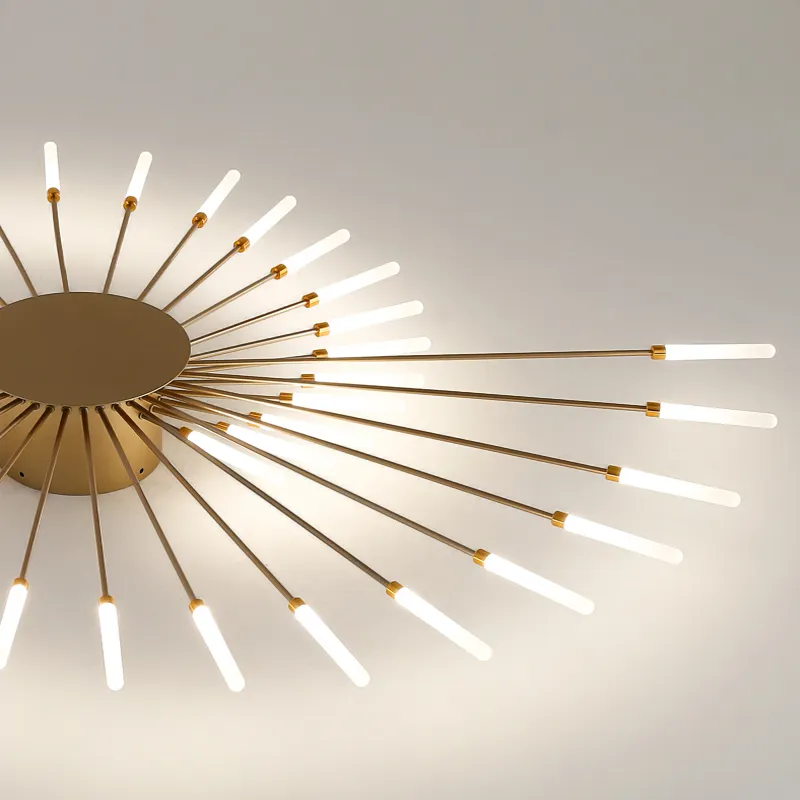 Современная Золотая железная свеча, латунная промышленная Подвесная лампа k9, потолочные светодиодные кристаллические роскошные люстры и подвесные светильники