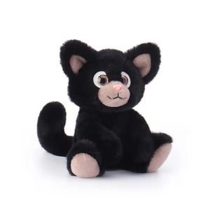 Peluche di Gatto Nero Realistico, Morbido e Malizioso, Personalizzabile, per Regali di Compleanno per Bambini - Product Image 5