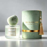 Bouteille en verre de 30 ml, 50 l, 100 ml en gros pour usine, flacon de parfum givré de 50 ml avec bouchon ovale unique