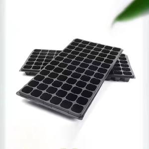 W001 100g Thickened Seed Starter <b>Tray</b> with Drain Holes Gardening Germination Growing <b>Trays</b> Reusable Seedling Nursery <b>Trays</b> - Product Image 1