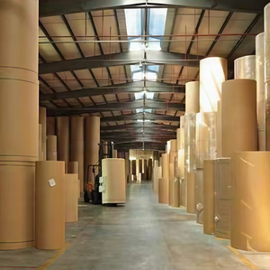 Rame de feuilles de papier kraft sur mesure, <span class=keywords><strong>éco</strong></span>logique, recyclable, haute résistance à la traction, surface lisse, pour emballage - Product Image 5