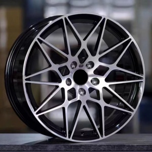 ล้อหน้ารถสีดำเงา19นิ้ว66.56 PCD 5*112 et 38 CB สำหรับ Mercedes GLA Audi Q3 Volkswagen Passat - Product Image 5