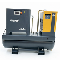 Compresseur d'air à vis haute pression de haute qualité VSD 15 kW 20 CV avec lubrification, moteur à courant alternatif 16 bars pour machine laser