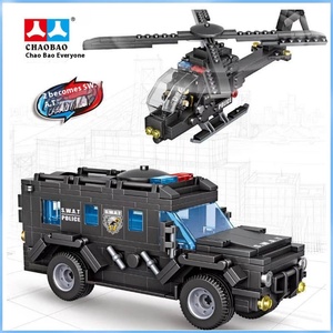 Bán Buôn Lego Tương Thích Nhựa Mô Hình Đồ Chơi Lắp Ráp Khối Xây Dựng Có Tính Năng Xe Cảnh Sát Trạm Quân Sự Thành Phố Swat Con Số - Product Image 6