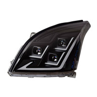Conjunto de Faros Delanteros Resistentes a Impactos, ABS, 6000K, para Land Cruiser Prado J120 2003-2009, 12V, Plug+Play, Luz Blanca Brillante