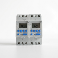 Waktu Penjualan Panas Timer Mini Bertenaga Baterai 25A 50/60Hz Tegangan 220V Sakelar Kontrol Mingguan yang Dapat Diprogram