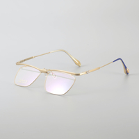 Montures de lunettes pliables en titane massif, motif Pixiu Dragon Diamant, légères, durables, portables, pour usage quotidien – Grande Vente