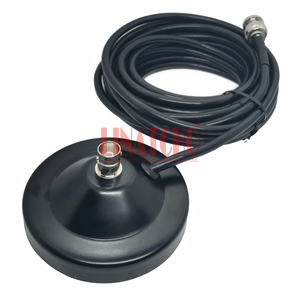 75MM Diamètre Top BNC <span class=keywords><strong>Femelle</strong></span> Type Socket Car Radio <span class=keywords><strong>Antenne</strong></span> Aimant Base Support RG58 Câble - Product Image 4