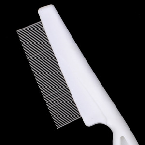Peine Antipulgas para Mascotas, Material PP Blanco, Tamaño Pequeño y Grande, para Perros y Gatos, Eliminación de Pelo, Uso Conveniente - Product Image 1