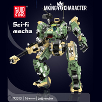 Mould King 93010, Bloques de Construcción de Mecha de Ciencia Ficción, Modelo de Juguete MOC, Bloques de Construcción para Niños