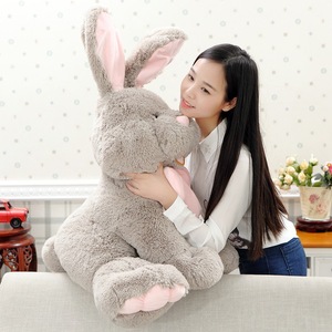 Kinqee Tùy Chỉnh Dễ Thương Dài Tai Thỏ Búp Bê Khổng Lồ Phục Sinh <span class=keywords><strong>Bunny</strong></span> Thú Nhồi Bông Đồ Chơi Sang Trọng Mềm Phim Hoạt Hình Thú Bông - Product Image 5