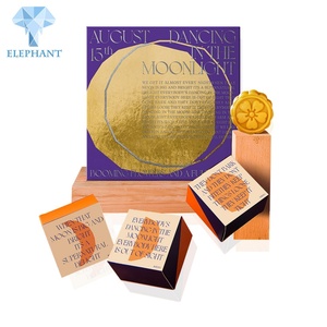 Custom Luxury Food Grade Art Design Luxury Mooncake Gift <b>Box</b> Packaging - Product Image 2