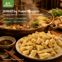 Senmao Precio de Fábrica 1KG Tofu de Soja en Cubos Empaquetado a Medida, Cubos de Soja para Cocina Asiática, Hot Pot, Sopa, Fideos y Suministro para Restaurantes