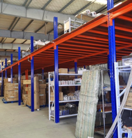 Plateforme de Mezzanine pour l'Optimisation de l'Espace Vertical, Mezzanine Industrielle Personnalisée pour Entrepôt, Étagère en Acier Laminé à Froid Haute Densité