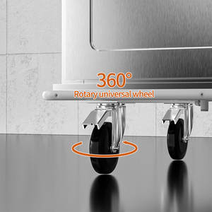 स्टेनलेस स्टील तापमान नियंत्रित भोज भोजन गर्म कैबिनेट स्वचालित तापमान नियंत्रण 150l क्षमता ऊर्जा की बचत - Product Image 6