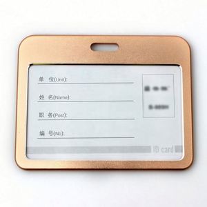 Porta Tarjetas de Identificación y Porta Credenciales de Aleación de Aluminio de Alta Calidad para Uso Comercial - Product Image 3