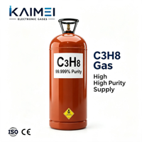 Gas Propano Inflamable UN1978 Clase 2.1 C3H8 en Cilindros de Acero Especializados con COA y SDS Completos