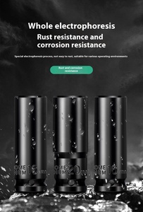 Juego de llaves de impacto eléctricas industriales de 20 piezas con vaso de 1/2 pulgada para reparación de automóviles, llaves de vaso hexagonales personalizables OEM - Product Image 6
