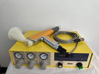 Cabina de Recubrimiento en Polvo Industrial con Bomba, Absorción de Vibraciones para Sustratos de Acero, 110V/220V 50W 34x30x50cm 15kg Casio Elektro Statik