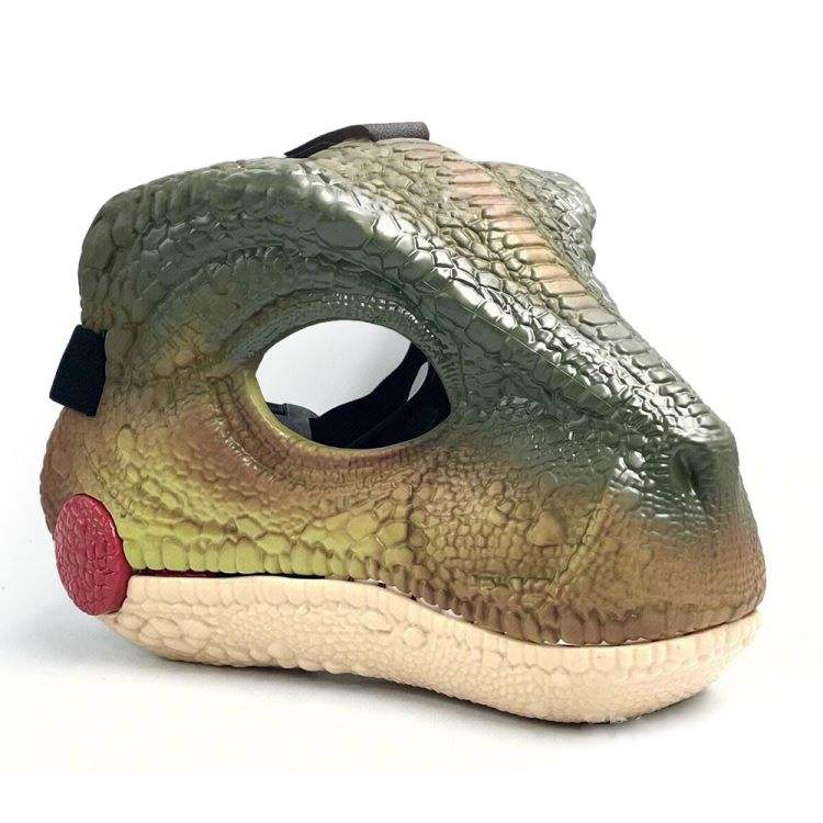 Máscara Velociraptor Verde Oscuro