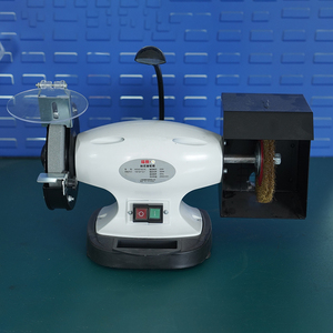 Amoladora eléctrica doméstica pequeña <span class=keywords><strong>de</strong></span> <span class=keywords><strong>Banco</strong></span> <span class=keywords><strong>de</strong></span> 6 '<span class=keywords><strong>con</strong></span> doble rueda <span class=keywords><strong>de</strong></span> arena, afilador <span class=keywords><strong>de</strong></span> cuchillos, cepillo <span class=keywords><strong>de</strong></span> madera/alambre, máquina pulidora <span class=keywords><strong>de</strong></span> Metal - Product Image 2