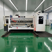 Mesin Pembuat Karton Bergelombang Terlaris 2026, Printer Flexo Kecepatan Tinggi Baru, Slotter, Rotary Die Cutter